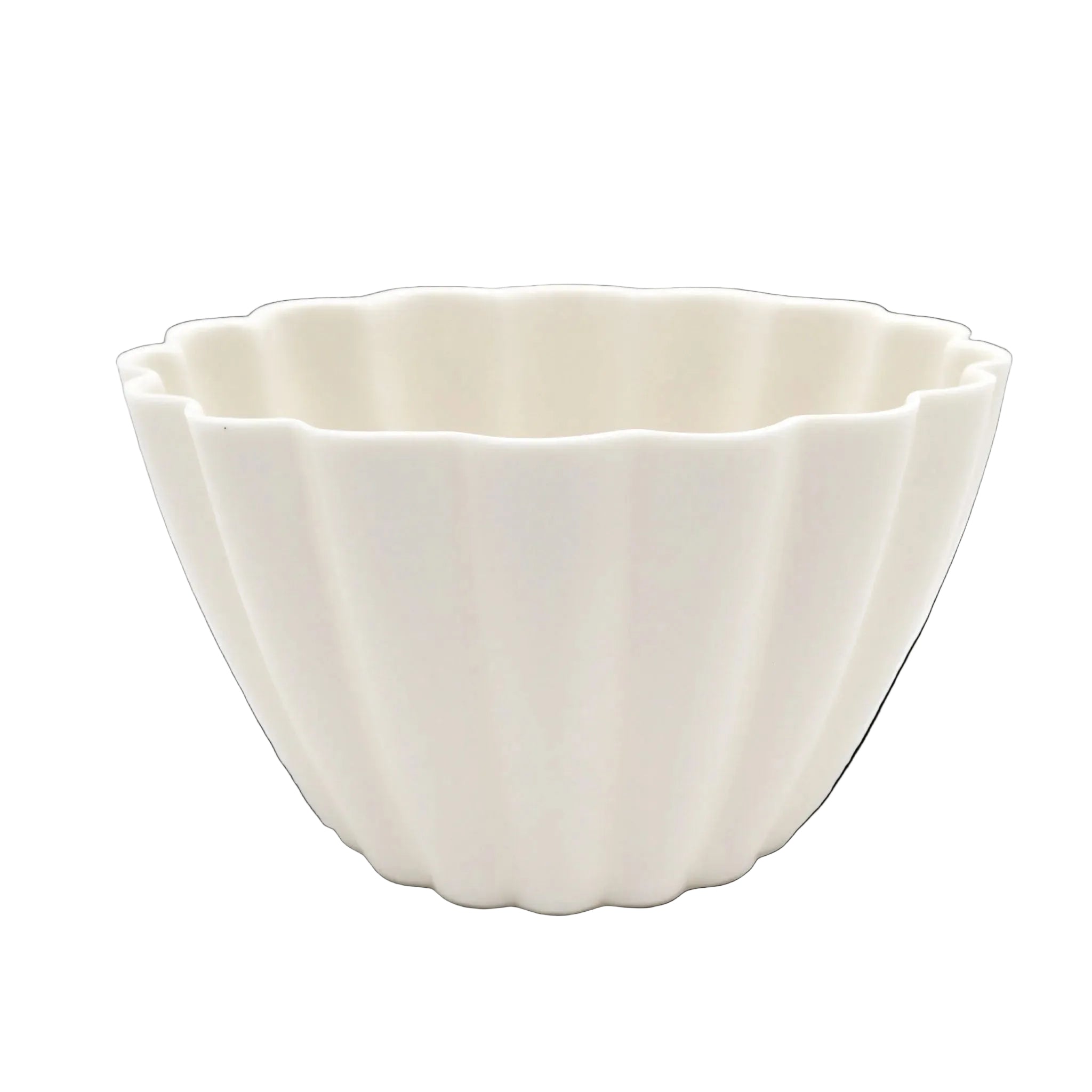 Elysian Fluted Porcelain Candle Holder