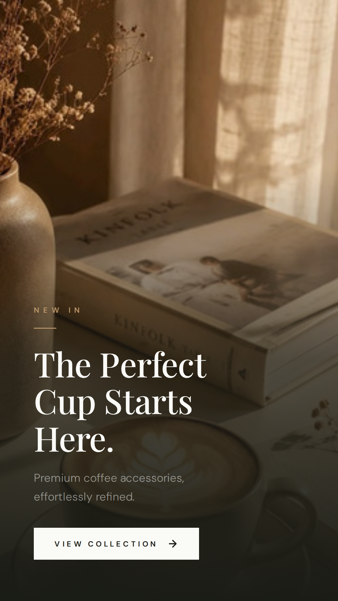 Where Every Morning Begins Beautifully - kitchen essentials banner